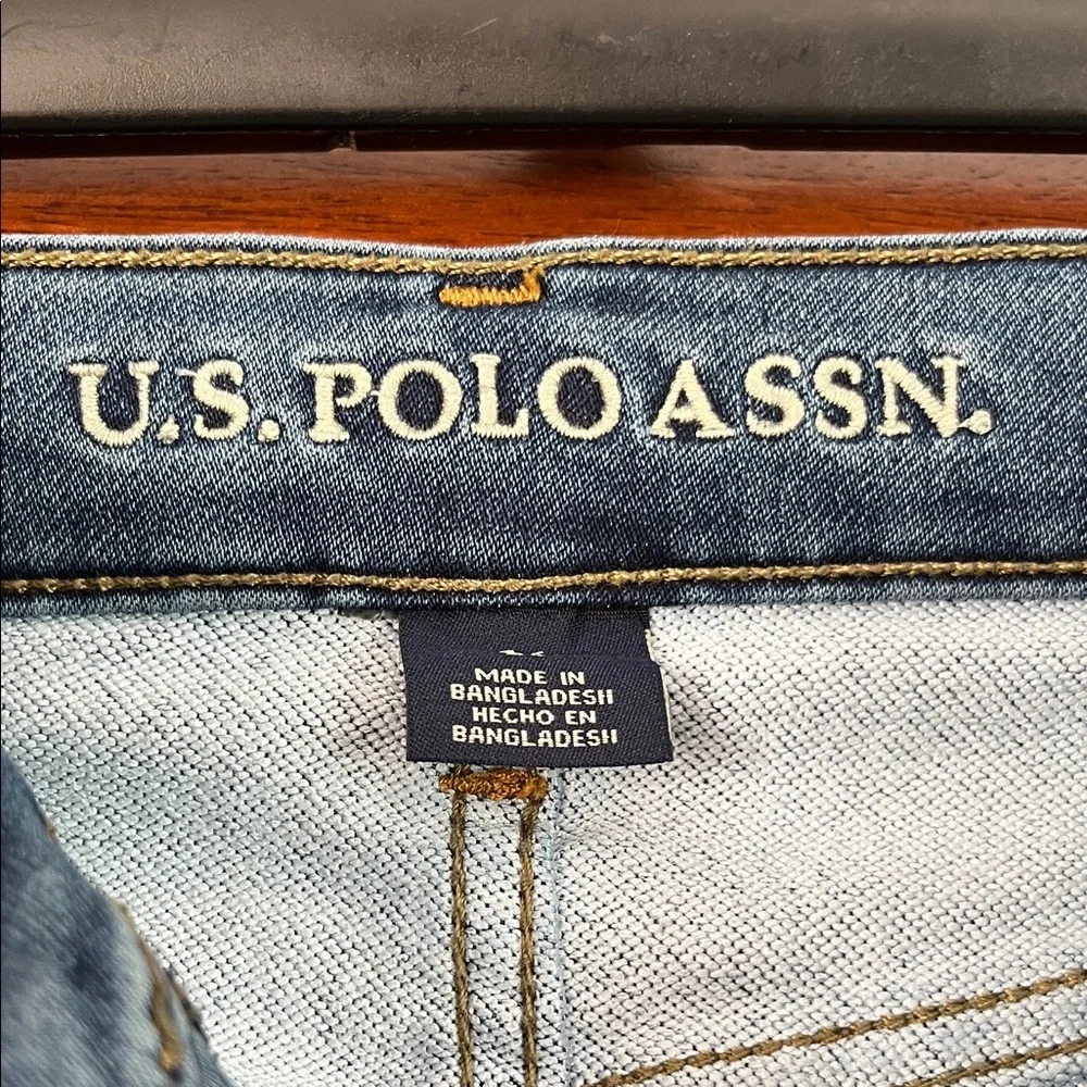 U.S. Polo Assn. Boy’s  Denim and Cream Jeans